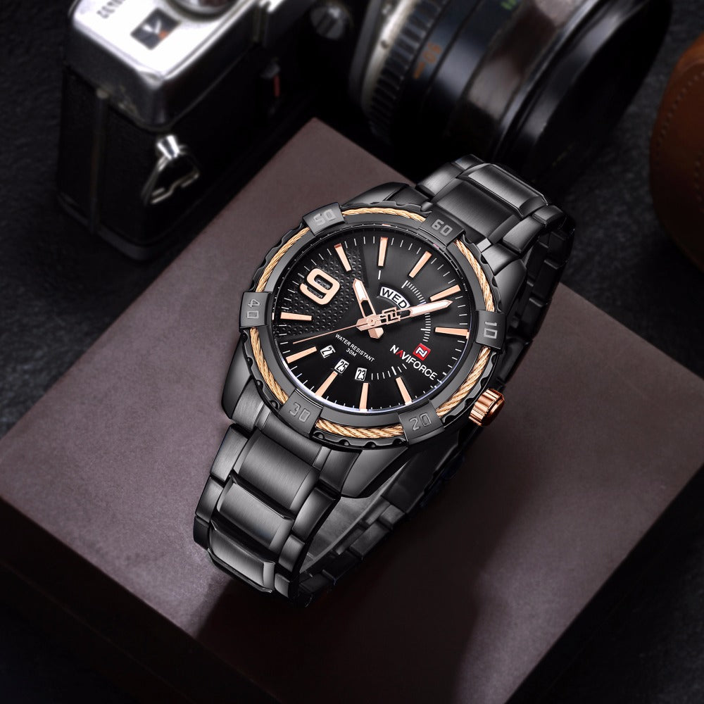 Men's Luxury Waterproof Quartz  Watch