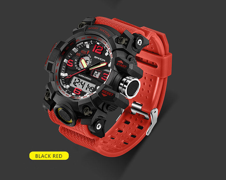 Military Men, Digital Sports Waterproof  LED  Watch