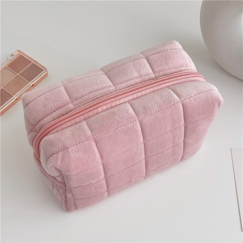 Teddy Plush Makeup Bag