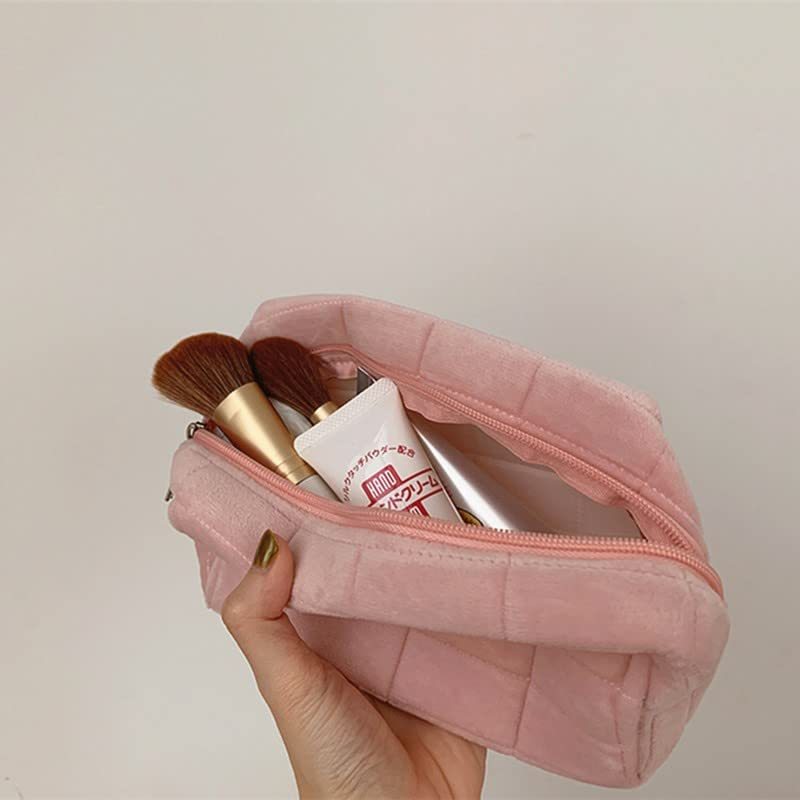 Teddy Plush Makeup Bag