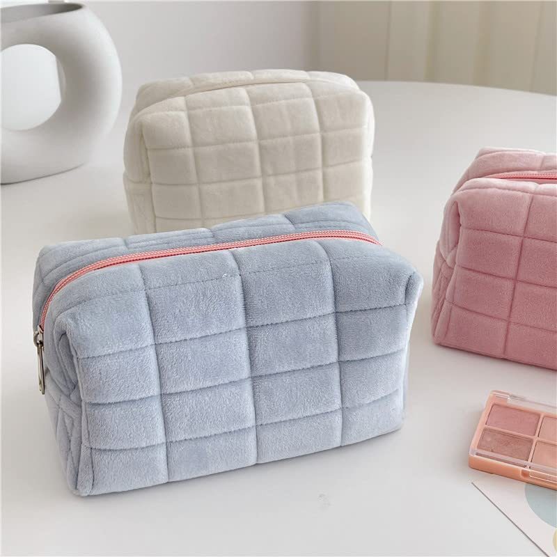 Teddy Plush Makeup Bag